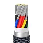 Baseus Crystal Shine Series USB-C / USB-C 100W 2m nabíjací/datový kábel, čierny