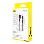 Baseus Dura USB-C/USB-C rýchlonabíjací kábel 1m 100W čierny zlatý
