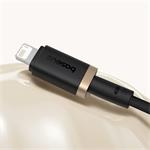 Baseus Dura USB/Lightning 2m 2,4A rýchlonabíjací kábel čierny zlatý