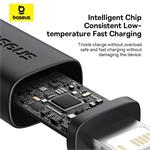Baseus Dura USB/Lightning 2m 2,4A rýchlonabíjací kábel čierny zlatý