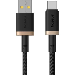 Baseus Dura USB/USB-C rýchlonabíjací kábel 1m 60W čierny zlatý