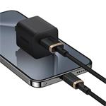 Baseus Dura USB/USB-C rýchlonabíjací kábel 2m 60W čierny zlatý