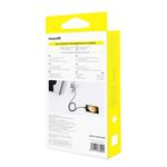 Baseus Dura USB/USB-C rýchlonabíjací kábel 2m 60W čierny zlatý
