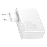 Baseus GaN2 Pro rýchlonabíjací adaptér 2x USB-C 2x USB-A 100W biely