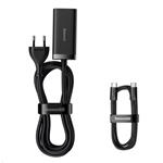 Baseus GaN3 Pro stolní rychlonabíjecí adaptér 2x USB-A, 2x USB-C 100W černá