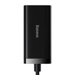 Baseus GaN3 Pro stolní rychlonabíjecí adaptér 2x USB-A, 2x USB-C 100W černá