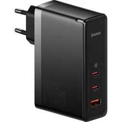 Baseus GaN5 Pro rýchlonabíjací adaptér 2x USB-C + USB-A 140W čierny