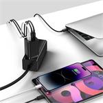 Baseus GaN5 Pro rýchlonabíjací adaptér 2x USB-C + USB-A 65W čierny