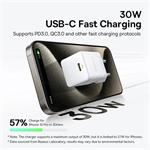 Baseus Palm 30W, 1xUSB-C nabíjačka biela