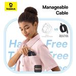 Baseus PicoGo magnetický kábel USB-C/USB-C 1m 240W čierny