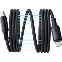 Baseus PicoGo magnetický kábel USB-C/USB-C 1m 240W čierny