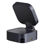 Baseus PicoGo Series Qi2 67W kompatibilná s MagSafe bezdrôtová nabíjačka 2 v 1 čierna