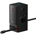 Baseus PowerCombo Digital 65W EU čierna nabíjacia stanica