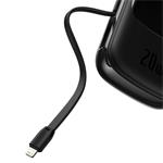 Baseus Qpow Pro Digital Display Fast Charge Power Bank 20000mAh 20W iP Black