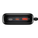 Baseus Qpow Pro Digitálny displej Rýchle nabíjanie Power Bank 20000mAh 20W iP Black