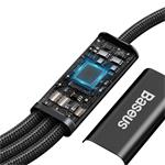 Baseus Rapid Series nabíjací/datový kábel 3v1 USB-C/ (microUSB Lightning PD 20W USB-C) 1,5 m čierny