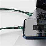 Baseus Rapid Series nabíjecí/datový kabel 3v1 USB-C/ (microUSB + Lightning  PD 20W + USB-C) 1.5m zelená