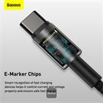 Baseus rychlonabíjecí / datový kabel USB-C na USB-C 100W 2m, černá