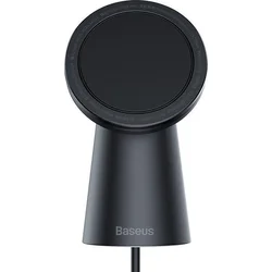 Baseus Simple bezdrátový magnetický držák (kompatibilní s Apple iPhone 12, 13.gen) černá