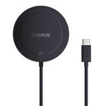 Baseus Simple Mini4 Qi2 15W bezdrôtová magnetická nabíjacia podložka čierna