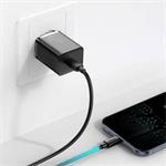 Baseus Super SI sada adaptéra USB-C 20W a kábla USB-C na Lightning 1 m, čierna