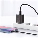 Baseus Super SI sada adaptéra USB-C 20W a kábla USB-C na Lightning 1 m, čierna