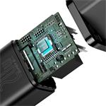 Baseus Super Si USB-C PD QC 20W rýchla nabíjačka čierna