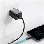 Baseus Super Si USB-C PD QC 20W rýchla nabíjačka čierna