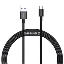 Baseus Superior Series rychlonabíjecí kabel USB/USB-C 66W 1m černá