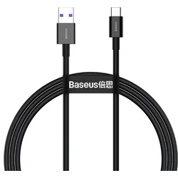 Baseus Superior Series USB/USB-C 66W rýchlonabíjací kábel 1m čierny
