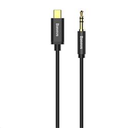 Baseus Yiven Series audio kabel USB-C / 3,5mm Jack 1,2m, černá