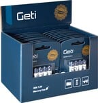 Baterie AAA (LR03) alkalická GETI 1,5V Blistr 4ks