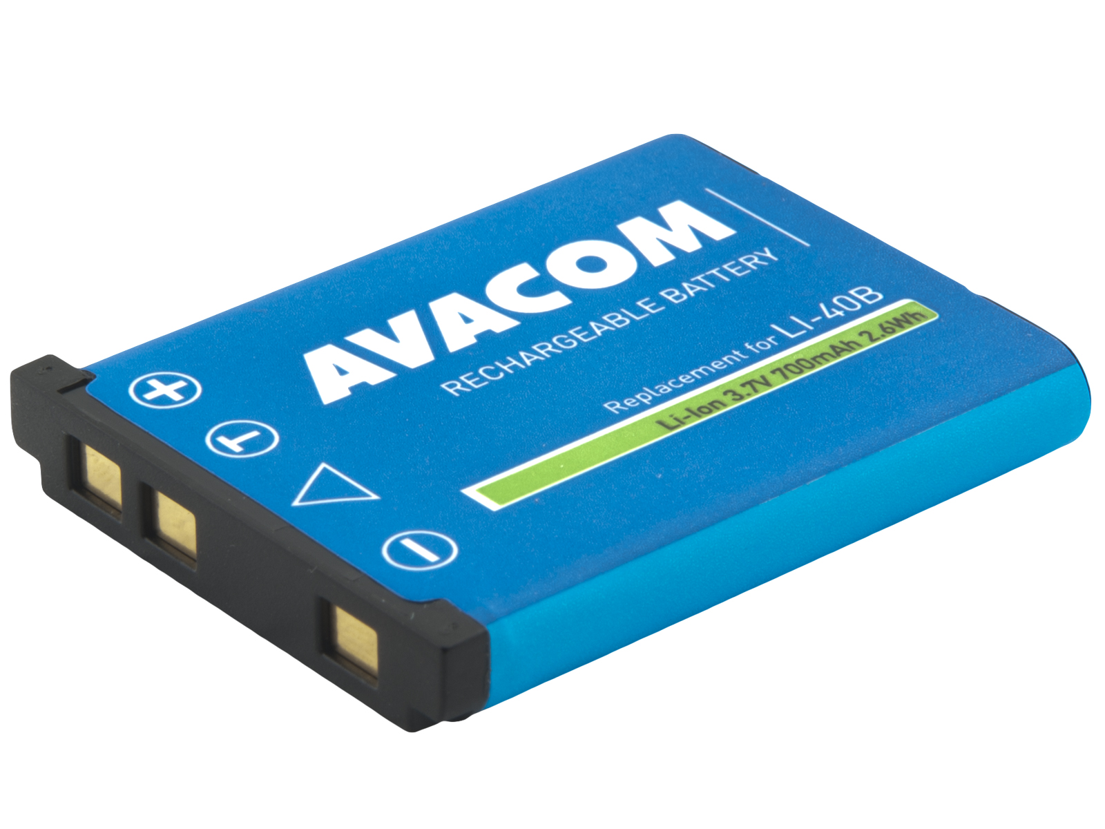 Batérie AVACOM pre Olympus Li-40B, Li-42B, Fujifilm NP-45, Nikon EN-EL10 Li-Ion 3,6 V 700 mAh 2,6 Wh