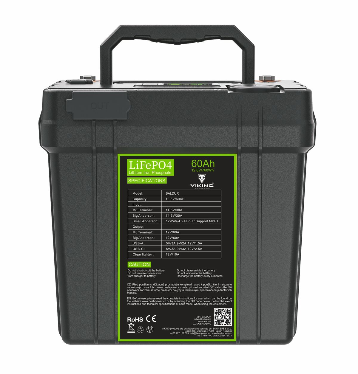 Batériový modul Viking BALDUR 60Ah