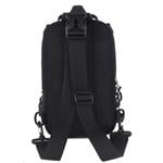 Batoh CANYON CB-1, 29 × 16 × 9 cm, 3,5 l, port USB-A, 3+3 vrecká, 2 vnútorné priečky, odolný voči dažďu, čierny