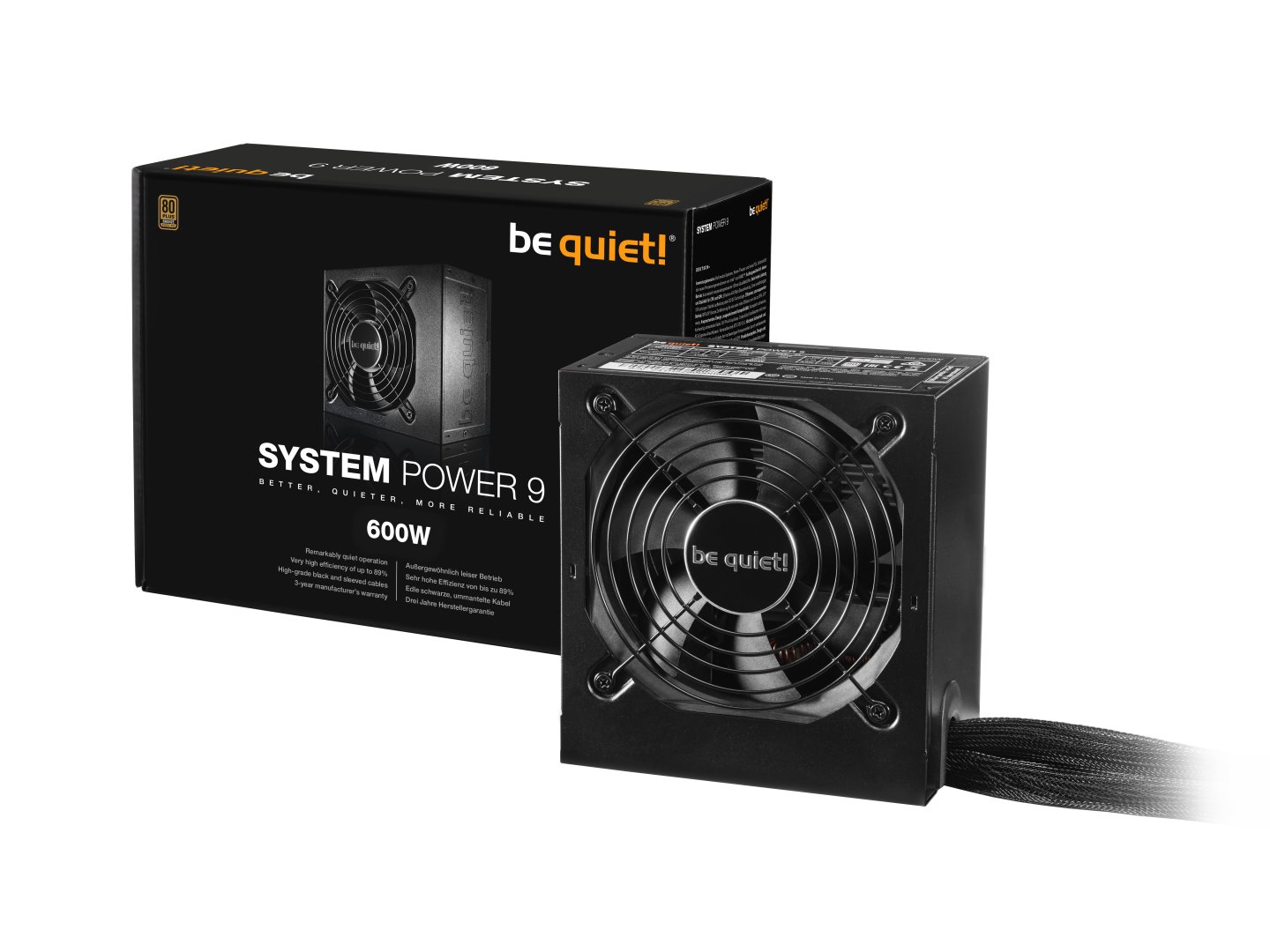 Блок питания 600w be quiet system power 9 600w обзор