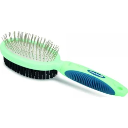 Beeztees Oboustranný kartáč se štětinami a nerezovými hroty 25cm