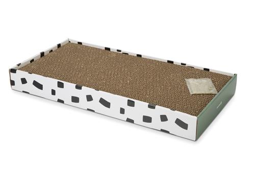 Beeztees Škrabadlo pro kočky kartonové JIXY 47x24x4,5cm