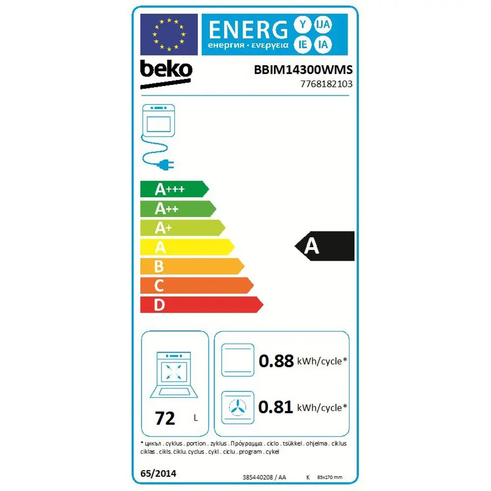 Beko BBIM14300WMS