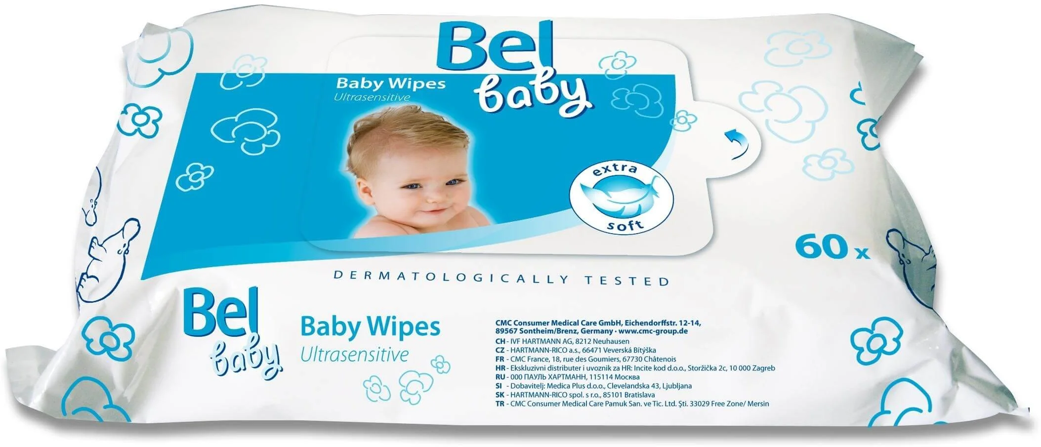 Bel Baby vlhké utěrky ultrasensitive