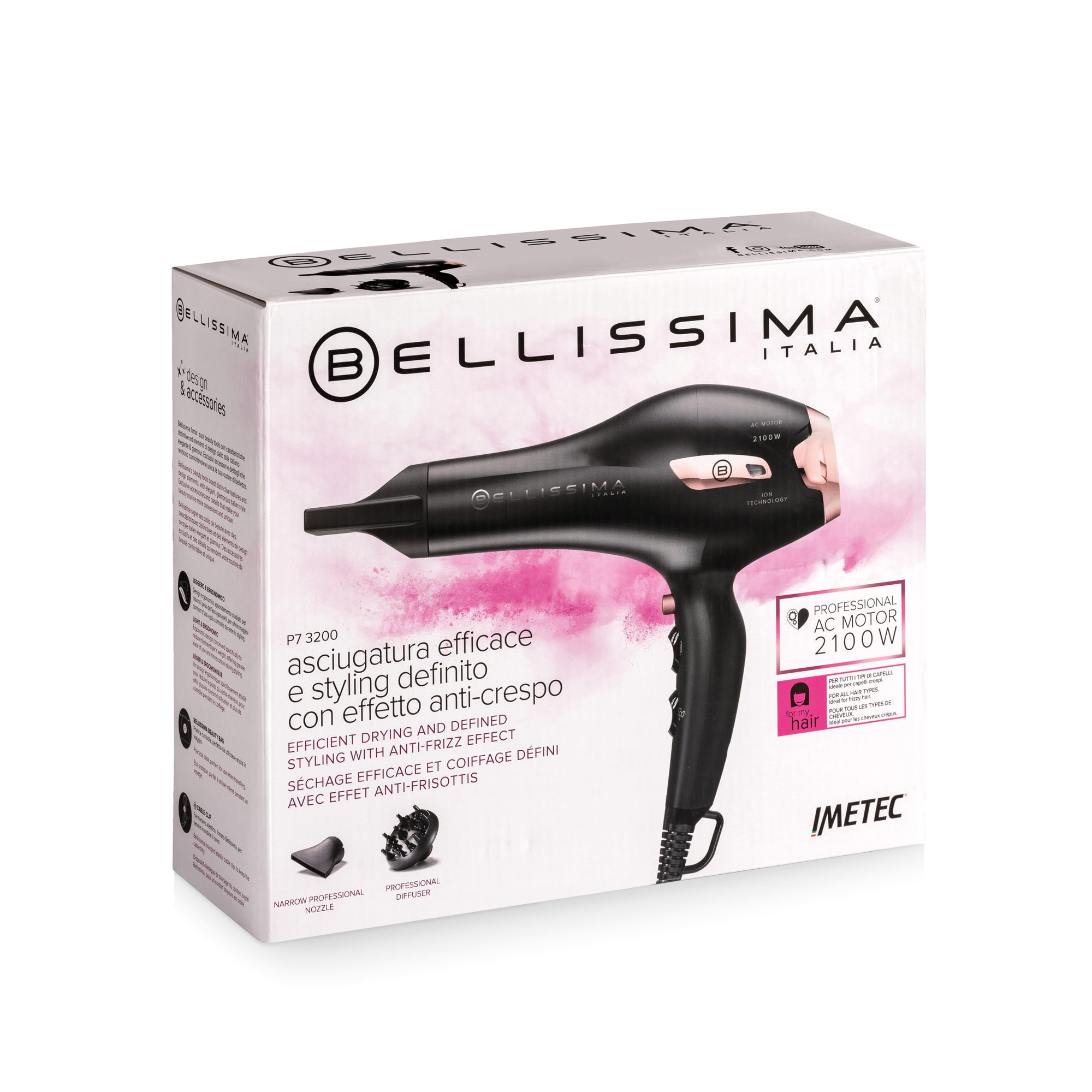 Bellissima 11858, čierna/ružová