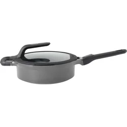 BergHOFF Panvica s pokrievkou a odnímateľnou rukoväťou GEM STAYCOOL, 24 cm