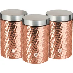 BerlingerHaus 3-dielna súprava misiek na jedlo Primal Rosegold Metallic Line, 18 cm