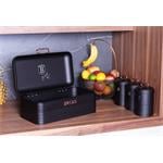 BerlingerHaus Black Rose Collection Box na chlieb a potraviny, 4 ks