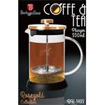 BerlingerHaus Čajová a kávová kanvica French Press Rosegold collection, 0,35 l
