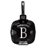 BerlingerHaus Grilovacia panvica s mramorovým povrchom Black Silver Collection, 28 cm