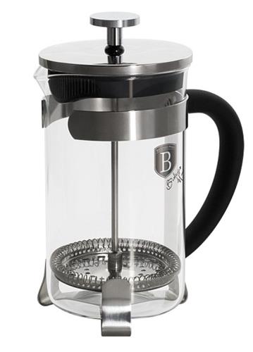 BerlingerHaus Kanvica na čaj a kávu French Press čierna, 0,8 l