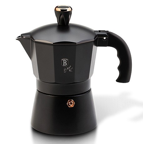 BerlingerHaus Kanvica na espresso 3 šálky Black Rose Collection