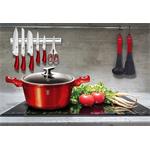 BerlingerHaus Kastról s mramorovým povrchom a pokrievkou Burgundy Metallic Line, 24 cm