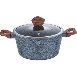 BerlingerHaus Kastról s mramorovým povrchom a pokrievkou Forest Line, 24 cm